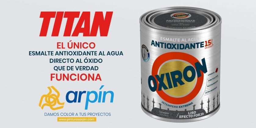 Oxirón esmalte al agua antioxidante